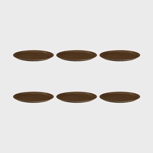 Seltmann Weiden Terra bord Ø27,8 cm 6-pack Earth Brown