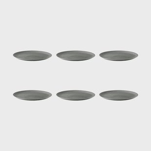 Seltmann Weiden Terra bord Ø27,8 cm 6-pack Pearl Grey