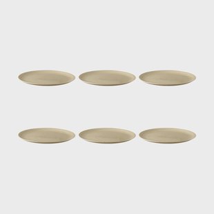 Seltmann Weiden Terra bord Ø27,8 cm 6-pack Sand Beige