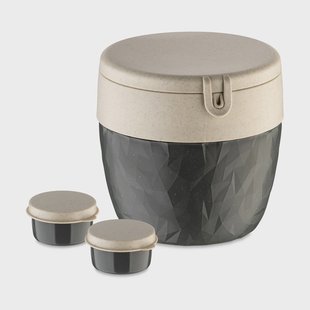 Koziol Bentobox lunchtrommel L Nature ash grey