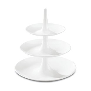 Koziol Babell koekjesschotel-etagère L Cotton white