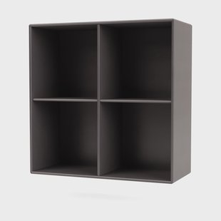 Montana SHOW wandplank 69,6x69,6 cm incl. ophangrail 35-Coffee Montana SHOW wandplank 69,6x69,6 cm incl. ophangrail 35-Coffee