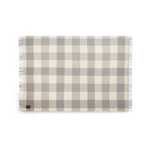 Lexington Gray Checked Recycled Wool plaid 130x170 cm Gray-white Lexington Gray Checked Recycled Wool plaid 130x170 cm Gray-white