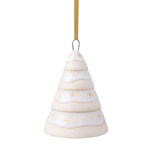 Villeroy & Boch Winter Glow kerstboomhanger kerstboom Wit-beige