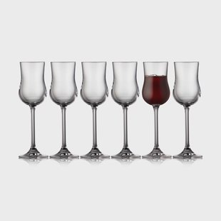Lyngby Glas Juvel portglas 9 cl 6-pack Kristal