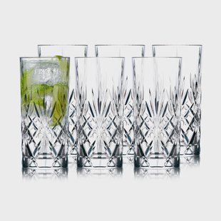 Lyngby Glas Melodia highballglas 36 cl 6-pack Kristal