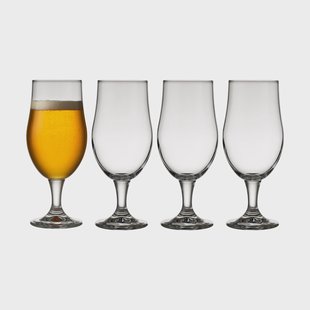 Lyngby Glas Juvel bierglas 49 cl 4-pack Transparant