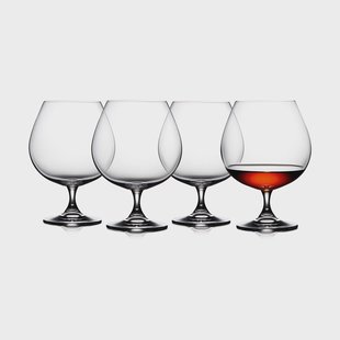 Lyngby Glas Juvel cognacglas 69 cl 4-pack Kristal