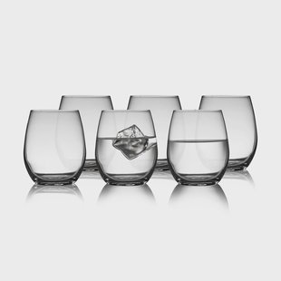 Lyngby Glas Juvel waterglas 39 cl 6-pack Transparant