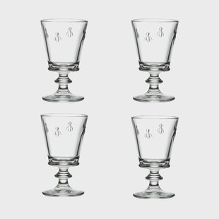 La Rochère Abeille wijnglas 24 cl 4-pack Transparant