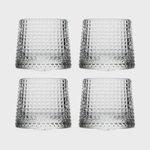 La Rochère Blossom whiskeyglas 16 cl 4-pack Transparant