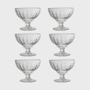 La Rochère Elise kom op voet 40 cl 6-pack Transparant