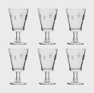 La Rochère Fleur de Lys wijnglas 24 cl 6-pack Transparant
