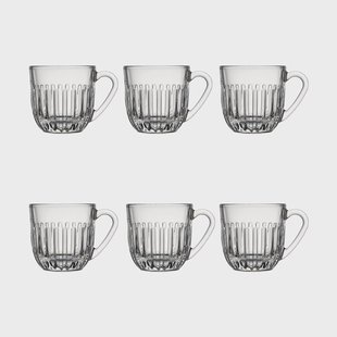 La Rochère Ouessant espressoglas 9 cl 6-pack Transparant
