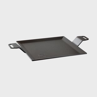 Kockums Jernverk Bakplaat, 4 mm koolstaal Bakoppervlak 22x22 cm