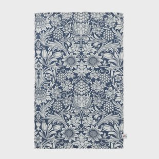 Klippan Yllefabrik Sunflower keukenhanddoek 46x70 cm Dark denim