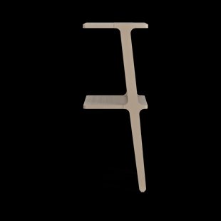 Swedese Libri rek 2 planken Essenhout gelakt nutmeg