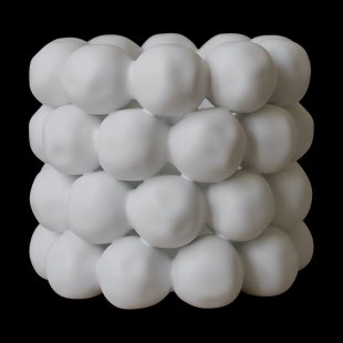 DBKD Bright kaarsenhouder Ø17 cm White