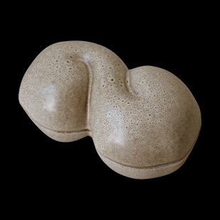 DBKD Bun kom met deksel 11x18 cm Beige