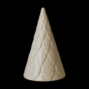 DBKD Forest decoratieve spar 18 cm Vanilla