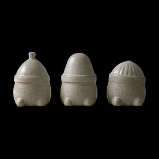 DBKD Hipster Triplets kerstdecoratie 3-pack Beige