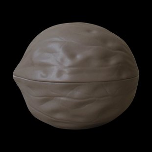 DBKD Walnut kom met deksel Dust