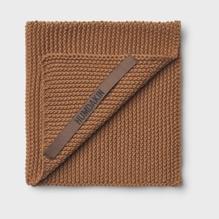 Humdakin Humdakin Knitted vaatdoek 28x28 cm Tabacco