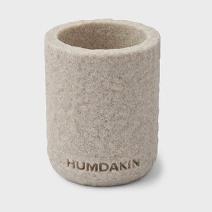 Humdakin Humdakin Sandstone tandenborstelbeker 10 cm Natural