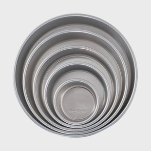 Nordic Ware Nordic Ware Naturals bruidstaart bakvorm 5-delig Aluminium