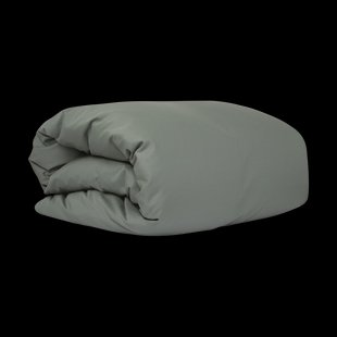 Mille Notti Satina Dekbedovertrek Groen, 150x210 cm