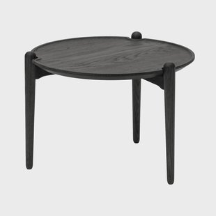 Design House Stockholm Aria salontafel laag 37 cm Zwart eikenhout