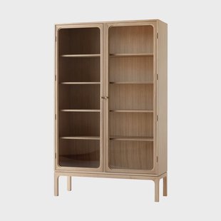 &Tradition Trace SC88 vitrinekast 120x192x40 cm Natural natural oak &Tradition Trace SC88 vitrinekast 120x192x40 cm Natural natural oak