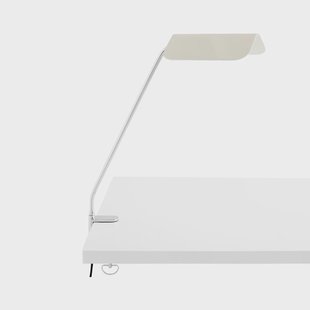 HAY Apex Clip bureaulamp Oyster white