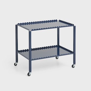 HAY Arcs Trolley Low serveerwagen Steel blue