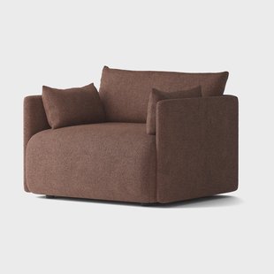 Audo Copenhagen Offset fauteuil Audo Bouclé 08 Bordeaux