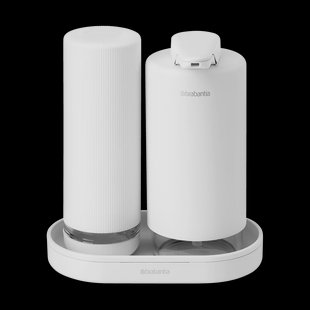 Brabantia SinkStyle zeeppomp/afwasmiddeldispenser set Mineral Fresh White