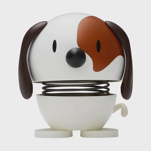Hoptimist Hoptimist Dog figuur 6,9 cm White Hoptimist Hoptimist Dog figuur 6,9 cm White