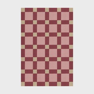 Layered Evelina Kroon jute vloerkleed 180x270 cm Plum punsch