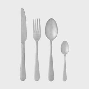 Bloomingville Karma bestekset 4 delen Mat roestvrij staal
