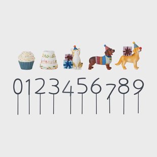 Bloomingville Salve verjaardagsdecoratie 15-delig Multi