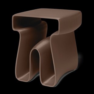 Ekbacken Studios Octopus bijzettafel 38x40 cm Chocolate