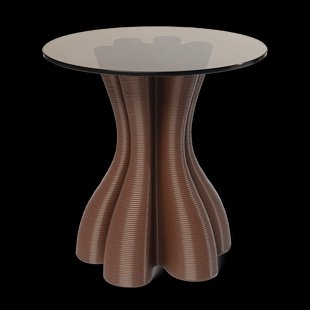 Ekbacken Studios Anemone bijzettafel Ø50 cm Chocolate