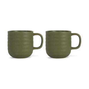 Sagaform Ellen mok 37 cl 2-pack Groen