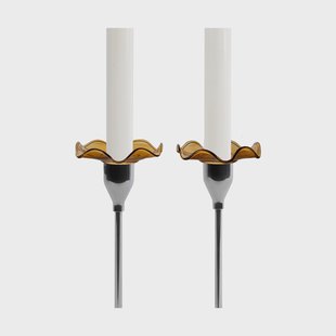 Sagaform Viva kaarsenmanchet 2-pack Amber