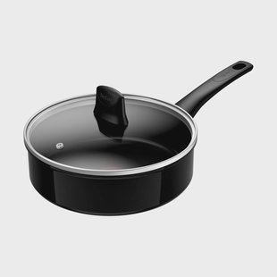 Tefal Renew ON kookpan met deksel Ø25,4 cm Zwart
