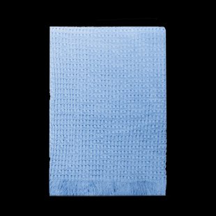 Rug Solid Stockholm katoenen deken 130x180 cm Millenium blue