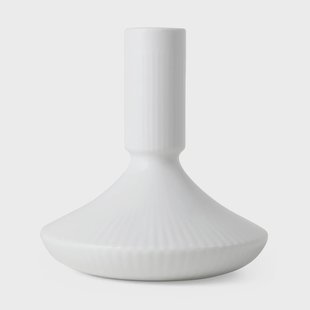 Royal Copenhagen White Fluted kandelaar 12 cm Wit