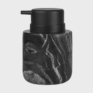 Mette Ditmer Marble zeeppomp 12,5 cm Zwart-grijs