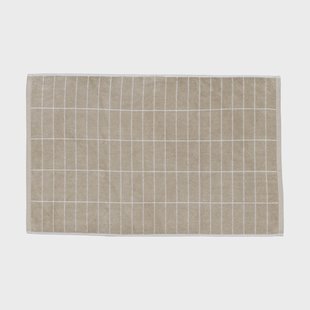 Mette Ditmer Tile Stone badmat 50x80 cm Sand-off white Mette Ditmer Tile Stone badmat 50x80 cm Sand-off white
