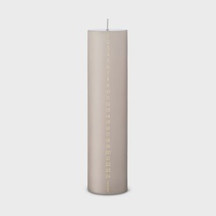 ester & erik ester & erik kalenderkaars 25 cm 22 linen grey